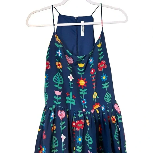 Disney Parks It's a Small World Dress Tank Colorful Mary Blair Blue Sz XL - Picture 4 of 11